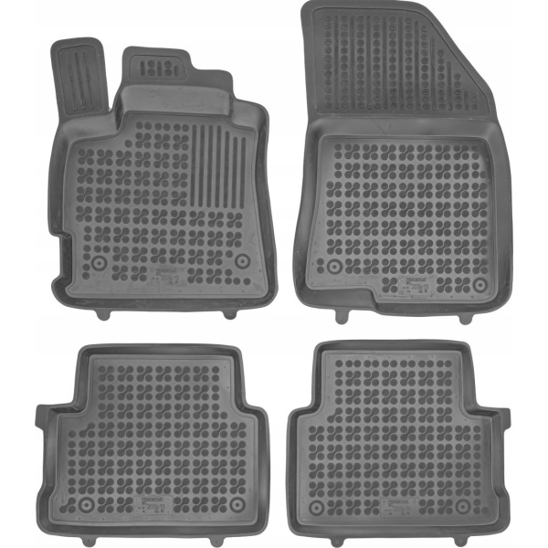 Λαστιχένια πατάκια Rezaw Plast για Dacia Jogger (2021+) 5 seats τύπου σκαφάκι - 4τμχ.